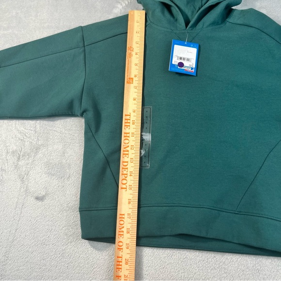 NWT DSG Girls Cropped Hoodie Dark Green Size Small Soft Cozy Active Sweatshirt - Picture 7 of 9